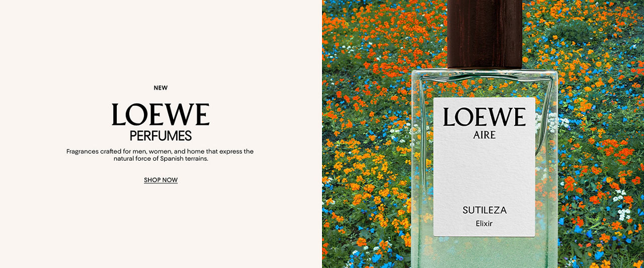New Loewe Perfumes. Fragrances crafted for men, women & home that express the natural force of Spanish terrains.