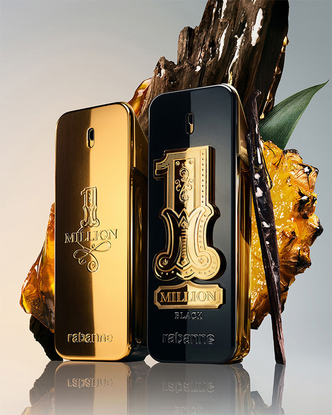 New fragrance. Rabanne 1 million black eau de parfum. A long lasting cologne of roasted pineapple & vanilla.