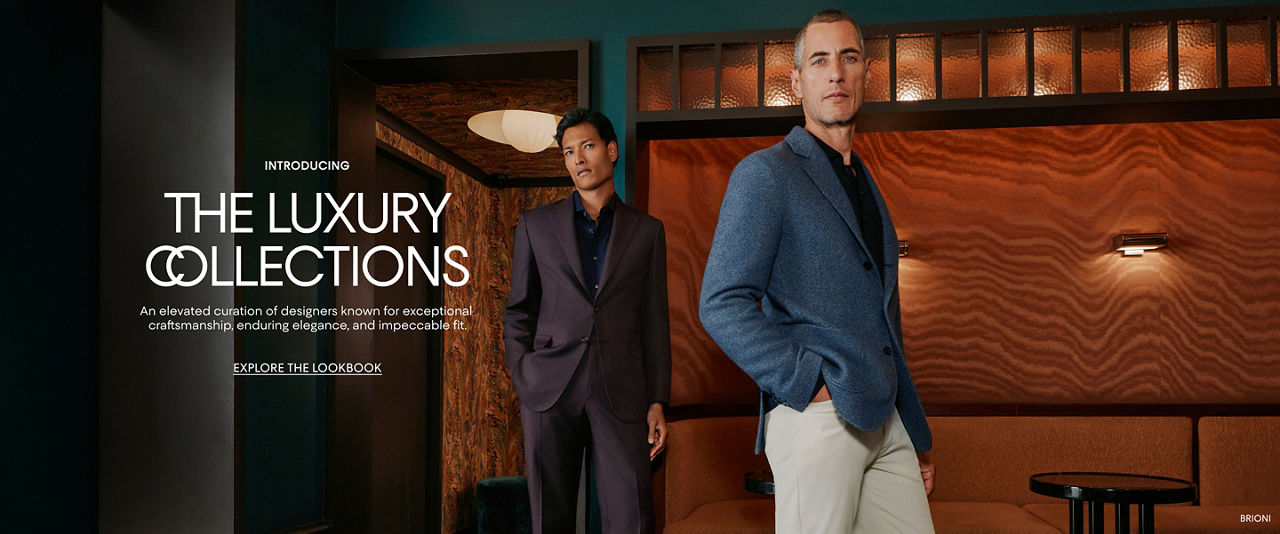 Introducing, The Luxury Collections. An elevated curation of designers known for exception craftsmanship, enduring elegance, and impeccable fit.