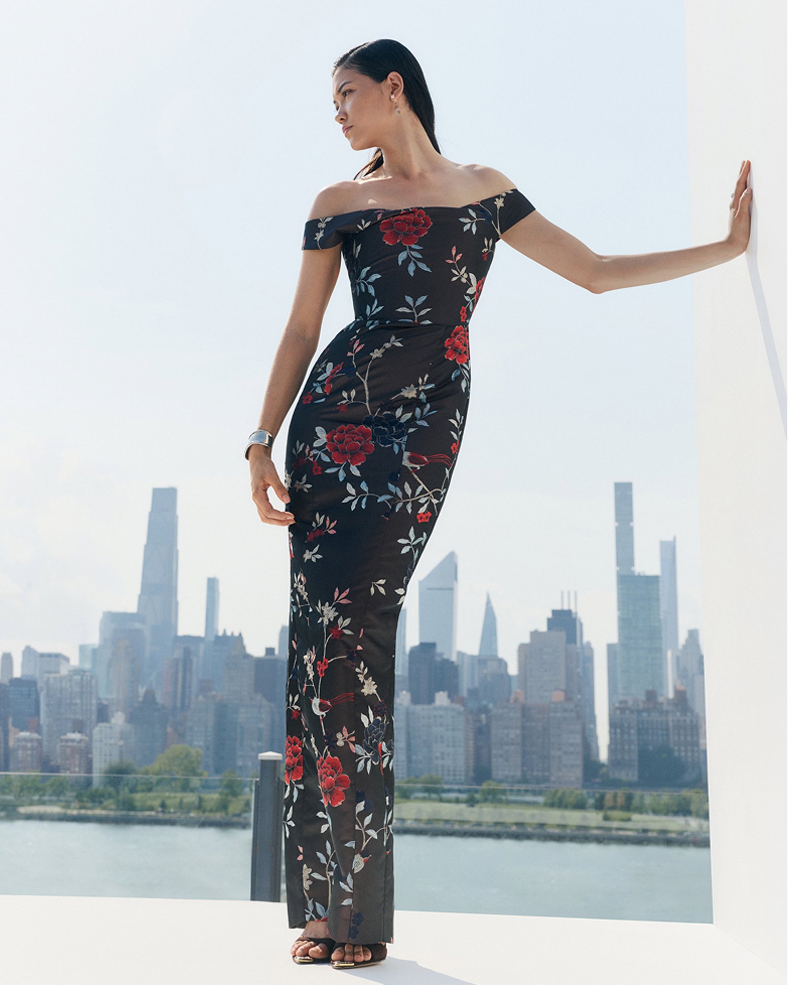 bloomingdales bridesmaid dresses The Wedding Shop Style_Long Sleeve Dresses & Gowns Zara Black Pleated Mini Color:White