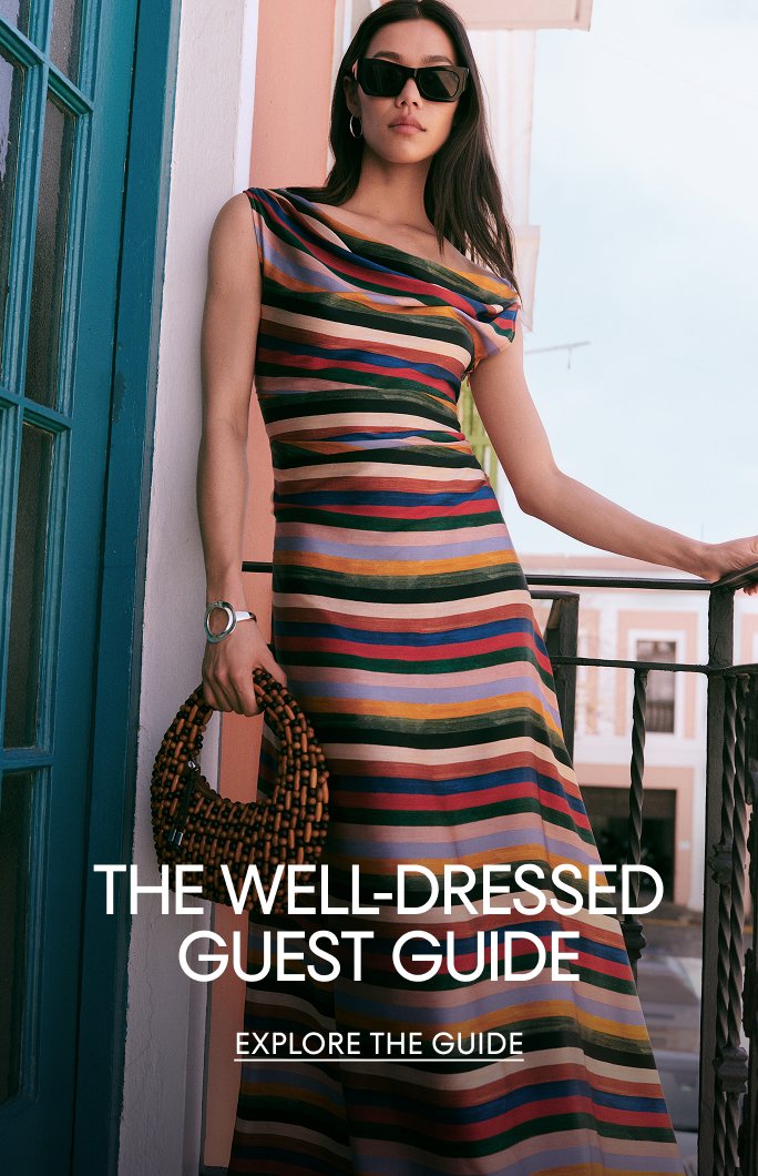 THE WELL DRESSED GUEST, EXPLORE THE GUIDE.