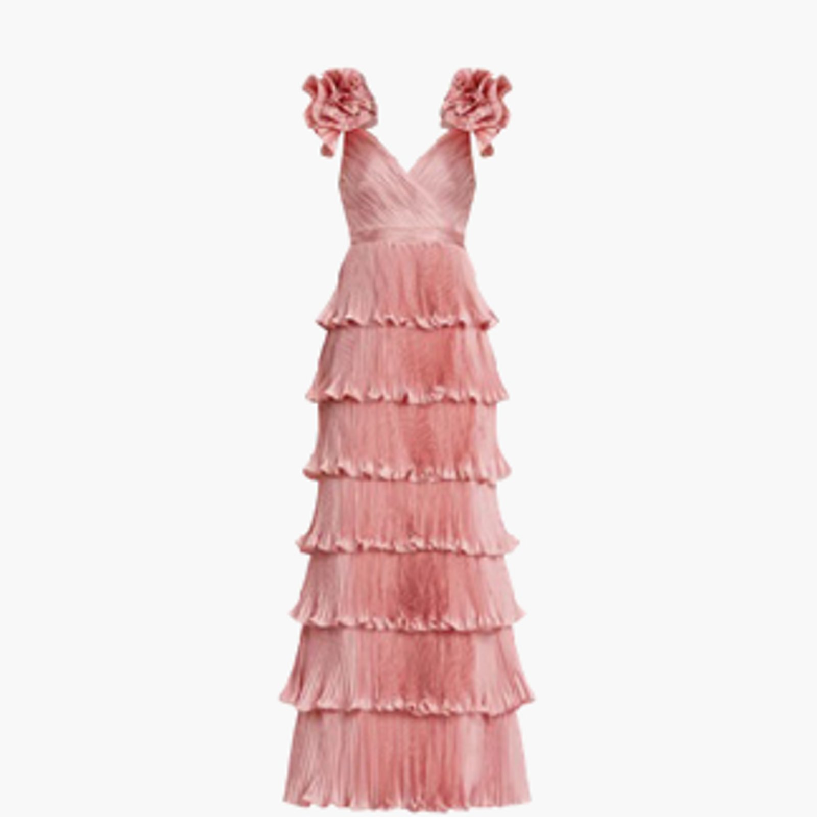semi formal strapless dress Long Strapless Gown By Poly USA 7164 M / Blush