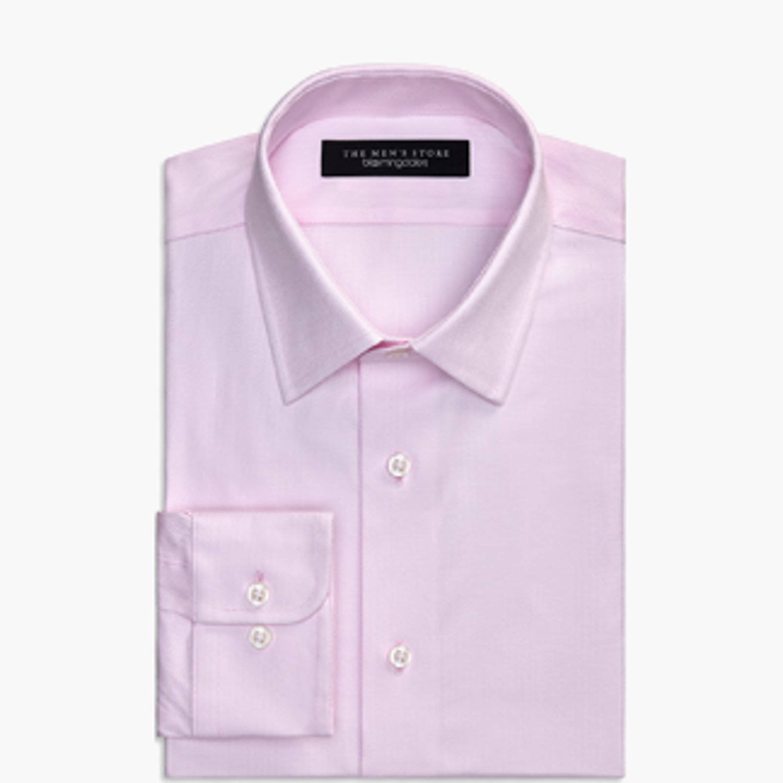 slim fit dress slacks Comfort Stretch Non-Iron Solid Dress Shirt With Contrast Trim - White/gold main image 1