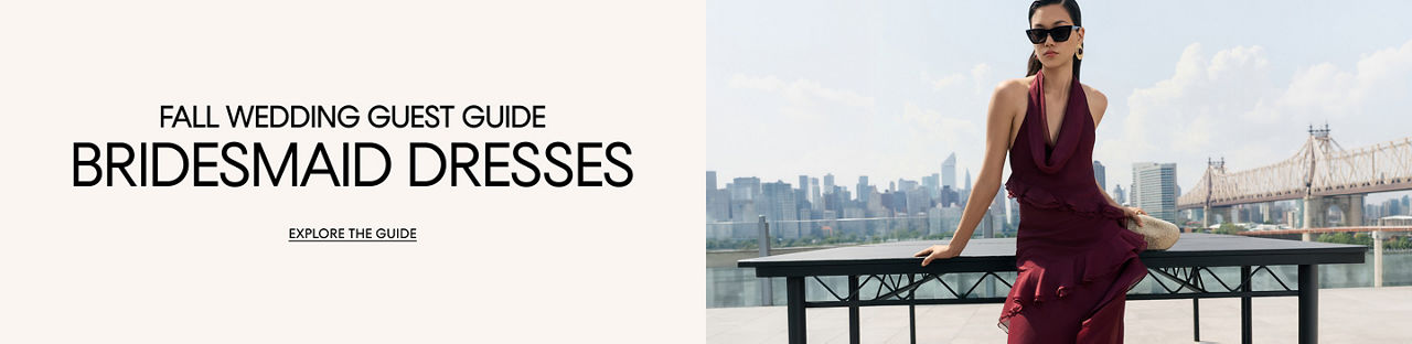 Fall wedding guest guide. Bridesmaid dresses.