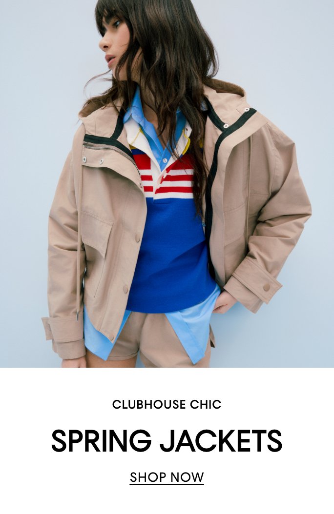 Clubhouse Chic. Spring Jackets.