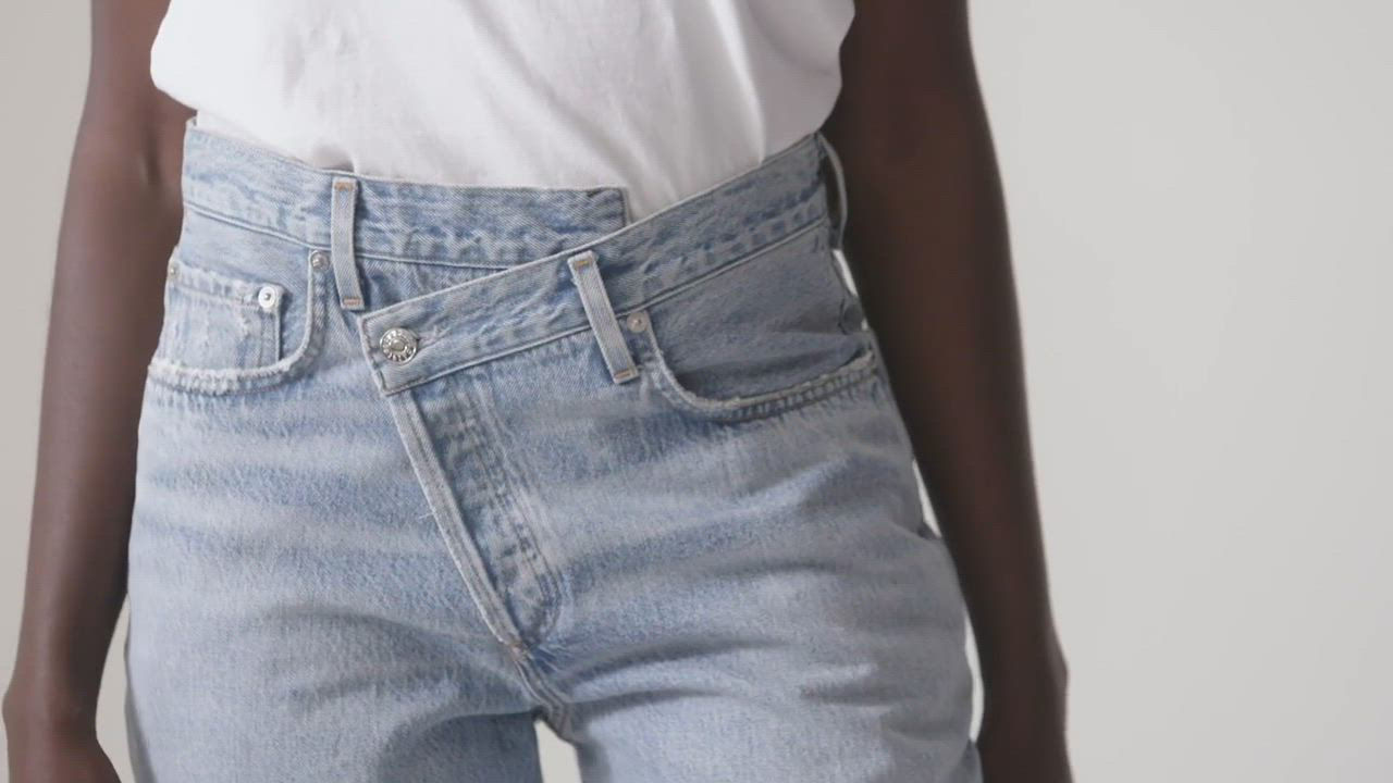 【AGOLDE 】CRISS CROSS DENIM AGOLDE Crisscross Upsized Jeans | Shopbop