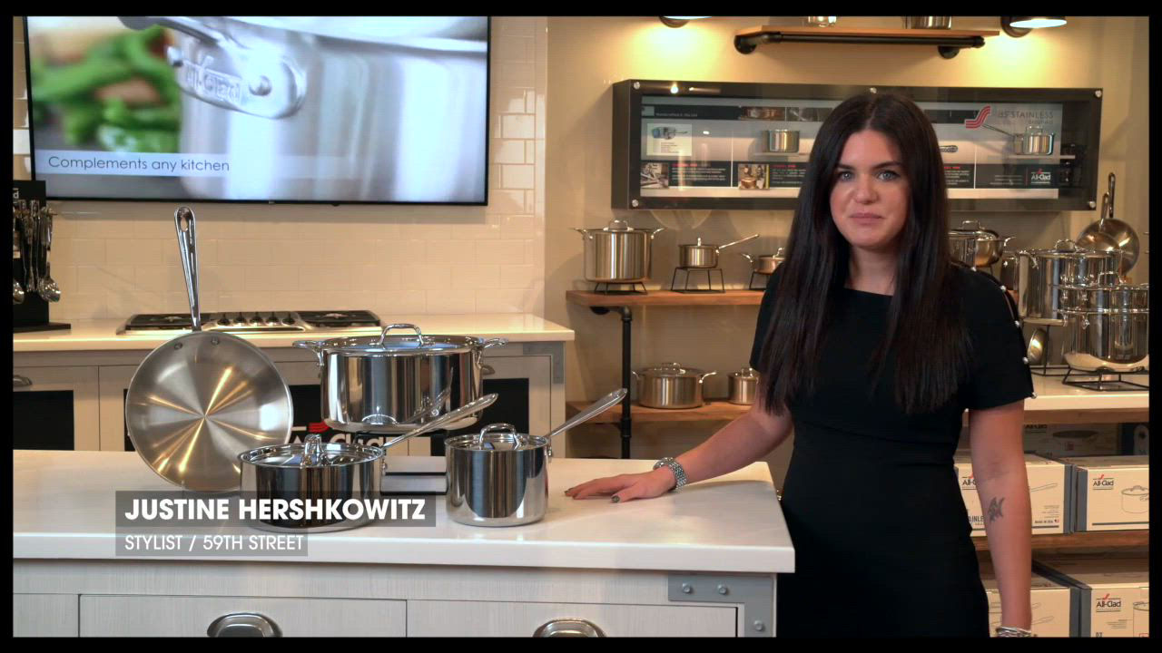 All-Clad D3 Stainless Steel 7-Piece Cookware Set - Exclusive