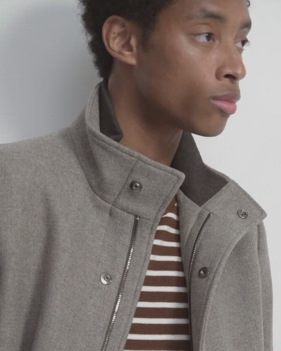 Theory Clarence Melton Recycled Wool Blend Coat | Bloomingdale's