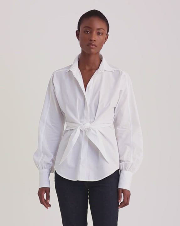 Ralph Lauren Tie Front Shirt | Bloomingdale's