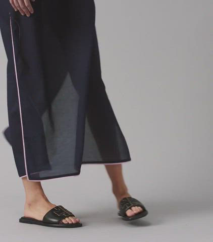 Tory Burch Women's Double T Sport Slide Sandals | Bloomingdale's