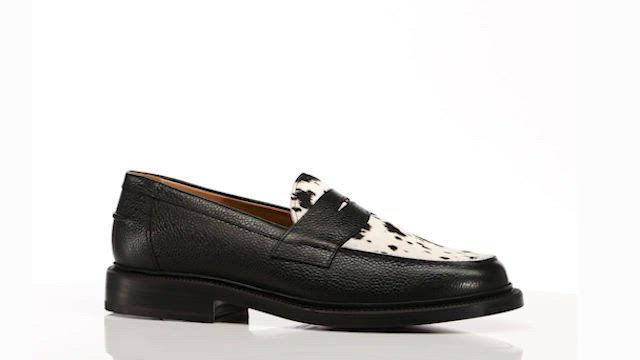 Blackstock & Weber Textured Black Loafers Blackstock & Weber Mason Loafers - Black - 54% Off  main image 3