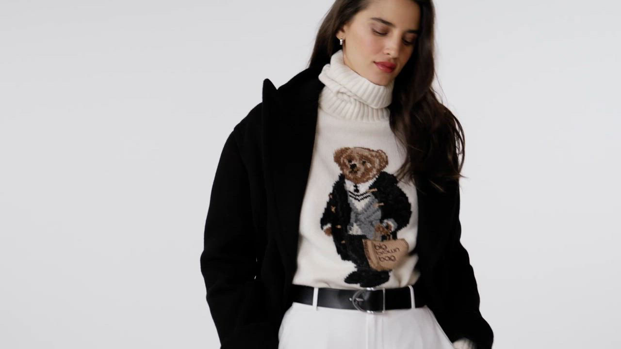 Ralph Lauren Bloomingdale's Polo Bear Turtleneck Sweater