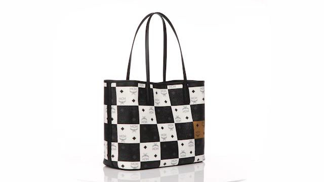 MCM Medium Check Tote - 150th Anniversary Exclusive | Bloomingdale's