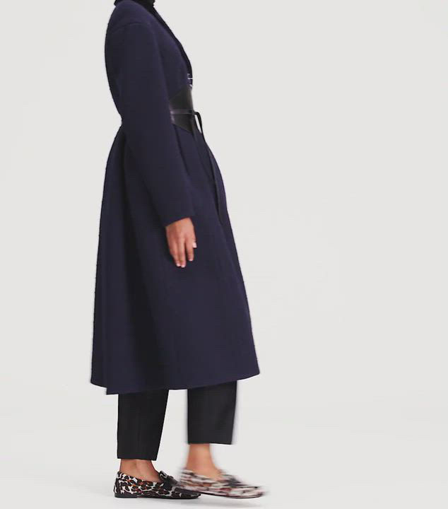 Tory Burch Women's Leopard Print Apron Toe Loafers | Bloomingdale's