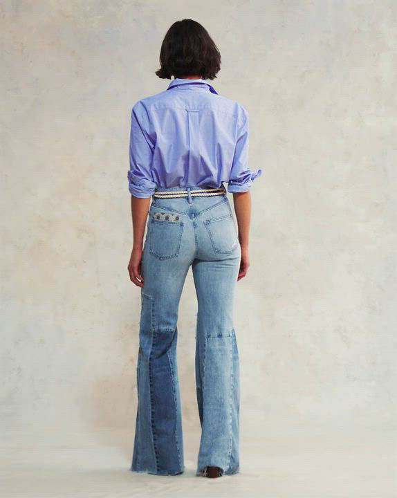 Ralph Lauren denim flare pants 00s’ 9 Vintage Ralph Lauren Polo Jeans Company Hipster Flare Denim