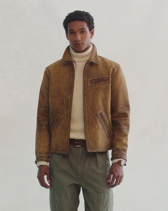 ジャケット・アウター POLO SPORT NEWSBOY JACKET Msize Suede Newsboy Jacket