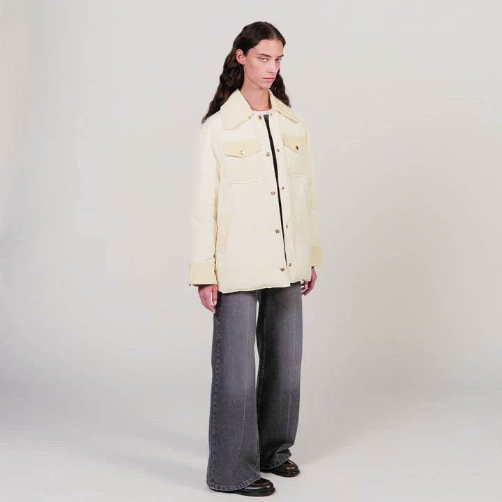 8万 新品 SANDRO サンドロ オーバーサイズ ジャケット 40 Technical fabric jacket blue for Men | Sandro Paris