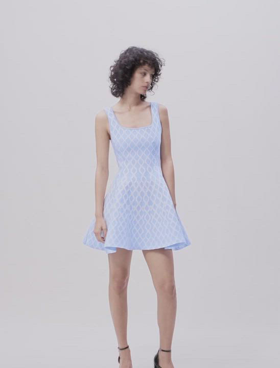 maje russel wave printed mini dress Maje Russel Wave Printed Mini Dress