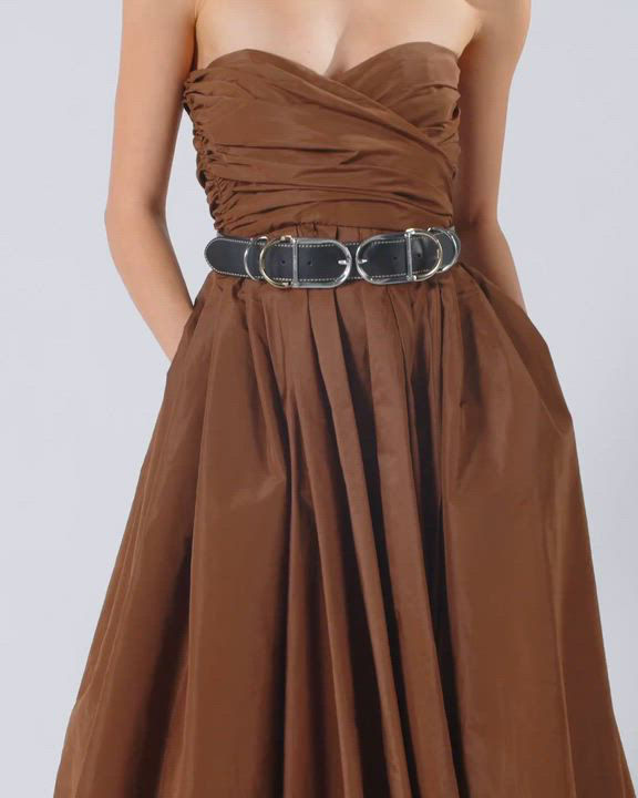 PINKO Taffeta Trapeze Dress | Bloomingdale's