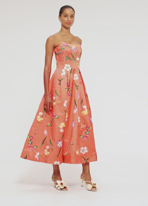 LEO LIN Lynn Bustier Midi Dress | Bloomingdale's Women