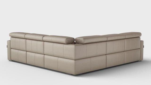 Chateau d'Ax Gemma Reclining Leather Sectional Sofa | Bloomingdale's