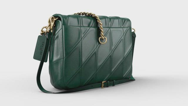 COACH Times Square Tabby Shoulder Bag with Quilting