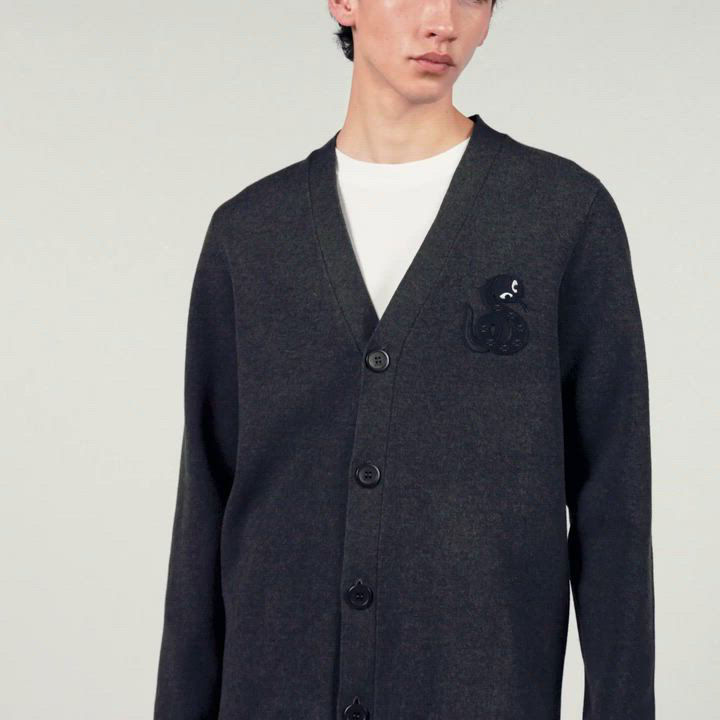 専用！未使用タグ＊SANDRO サンドロ　パール　カーディガン　ブラック　S Sandro Snake Detail Cardigan | Bloomingdale's Men