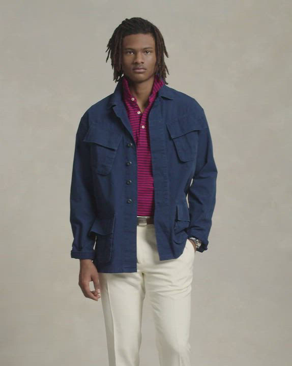 POLO RALPH LAUREN フリツティテルショトスリフマキシトレス Polo Ralph Lauren Ripstop Utility Overshirt | Bloomingdale's