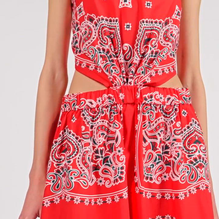 Sandro Bandana Print Maxi Dress | Bloomingdale's Women