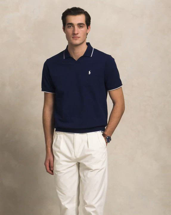 Tシャツ・カットソー Ralph Lauren SHORT SLEEVES MESH BUTTON DOWN POLO SHIRT Polo Ralph Lauren Men's Original Fit Short-Sleeve Mesh Polo