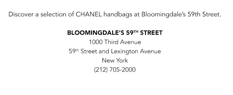 Chanel discount purse bloomingdales