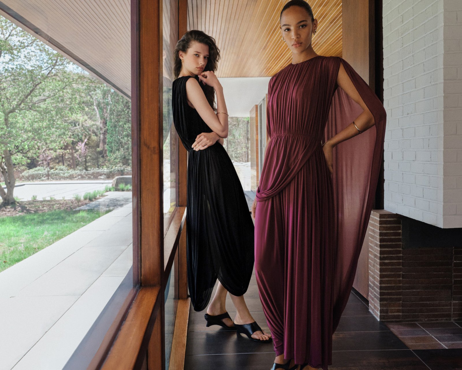 long sleeve pink dress formal Mirabella Fitted Evening YGroup_domitia-off Pair it with nude Black Long Sleeve Backless Detachable skirt:No Detachable Skirt