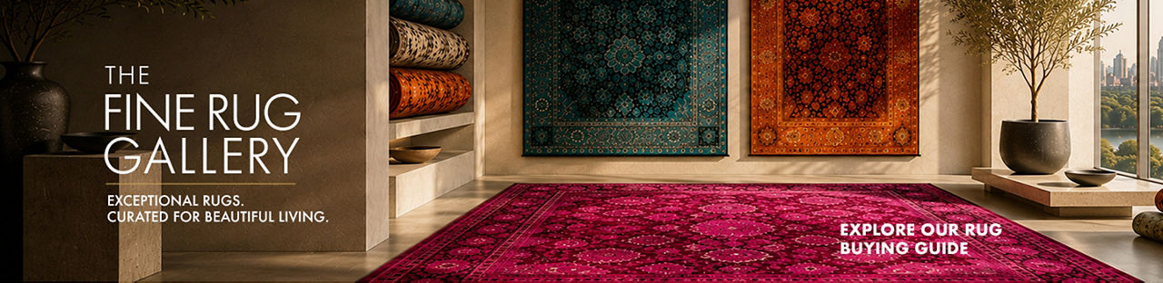 The fine rug gallery. Exceptional rugs, curated for beautiful living. Explore our rug buying guide.