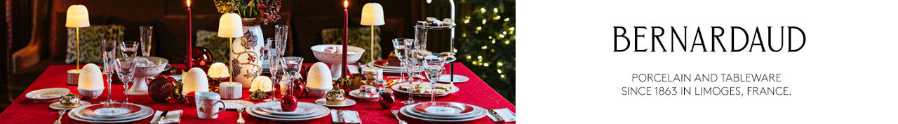 Bernardaud. Porcelain and tableware since 1863 in Limoges, France.