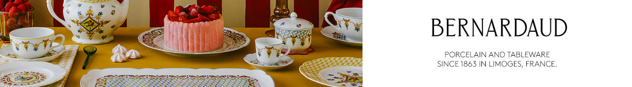 Bernardaud. Porcelain and tableware since 1863 in Limoges, France.