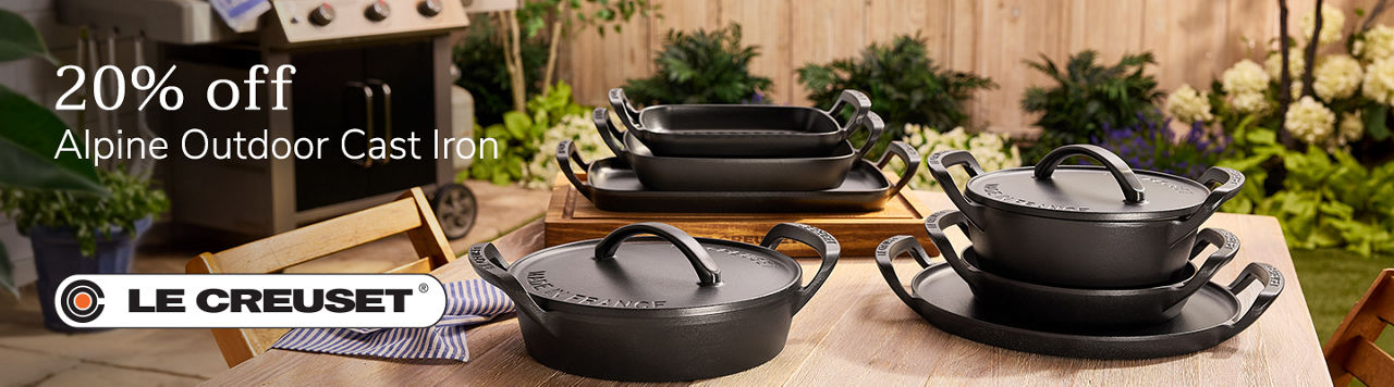 Le Creuset Alpine outdoor collection.