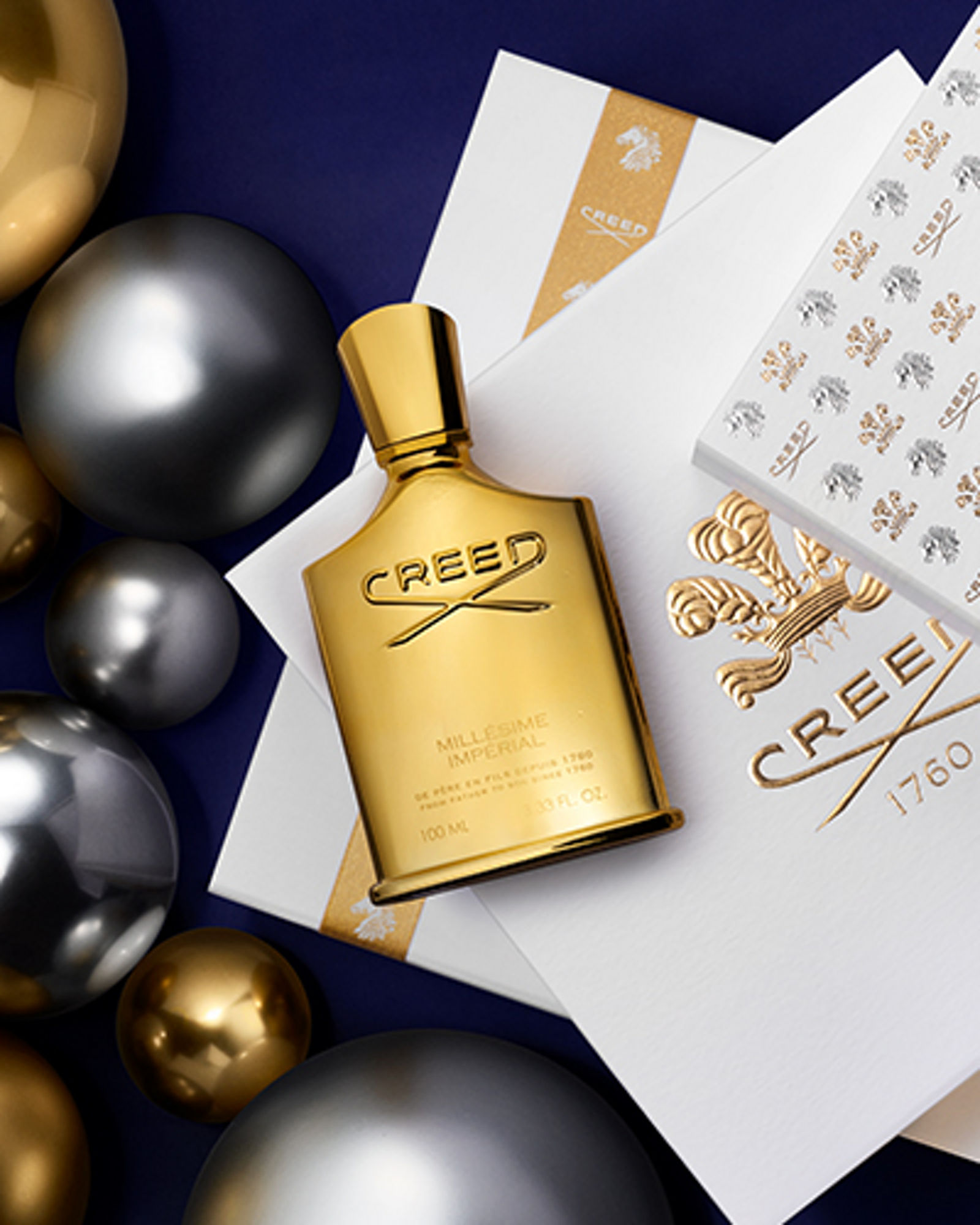 Creed gold bottle discount cologne