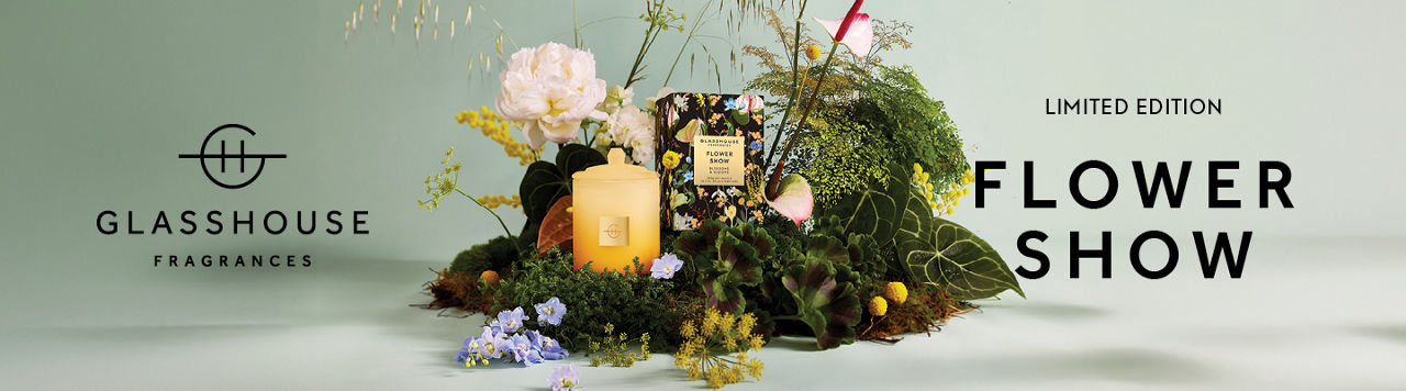 Glasshouse Fragrances. Limited edition flower show fragrance.
