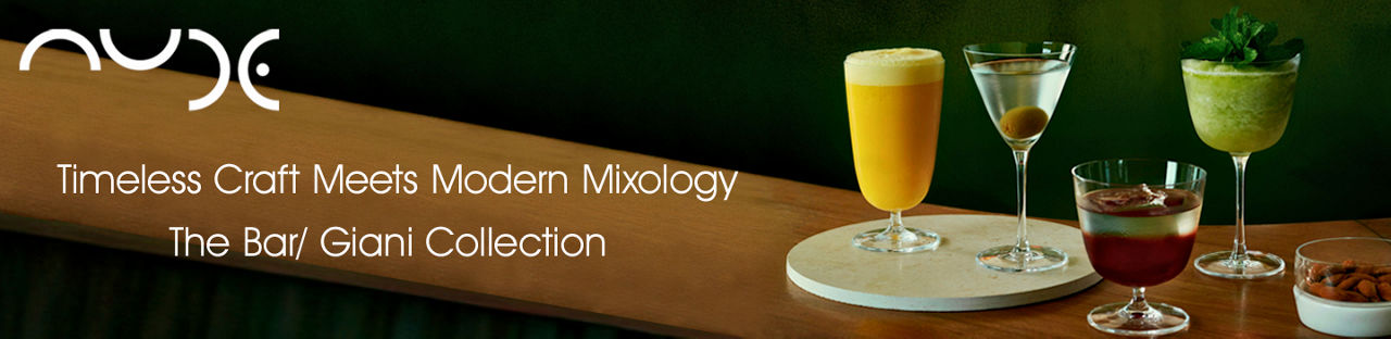 Nude. Timeless craft meets modern mixology. The Bar giani Collection.